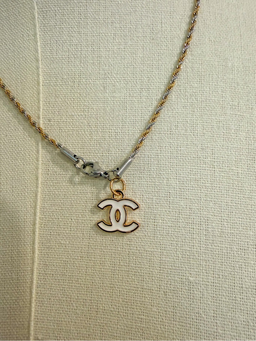 Authentic CHANEL Gold Tone Coin Pendant Necklace - Picture 4 of 5